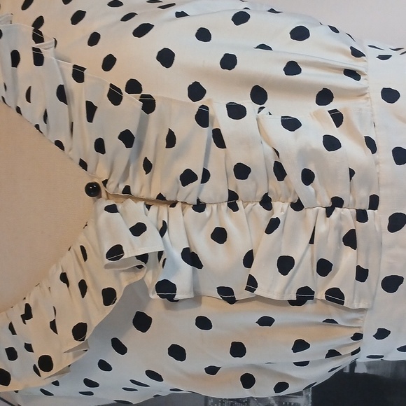 Kate Spade ♠️ 100% Silk Polka Dot Sleeveless Dress Sz Small  And Poly Liner - Picture 10 of 13